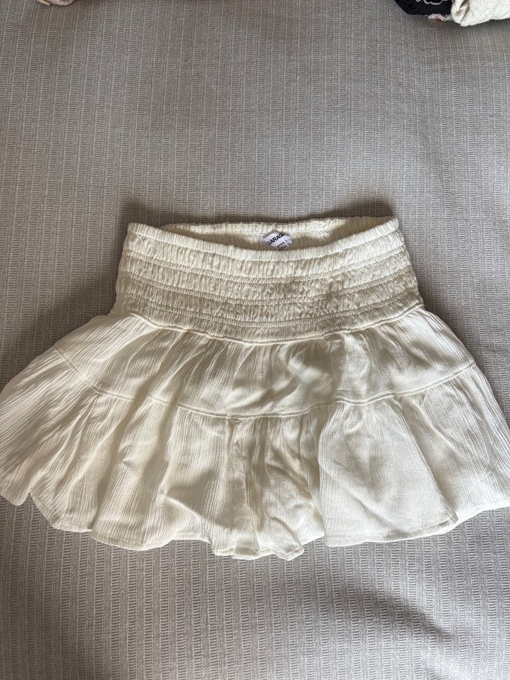 White Garage Skirt